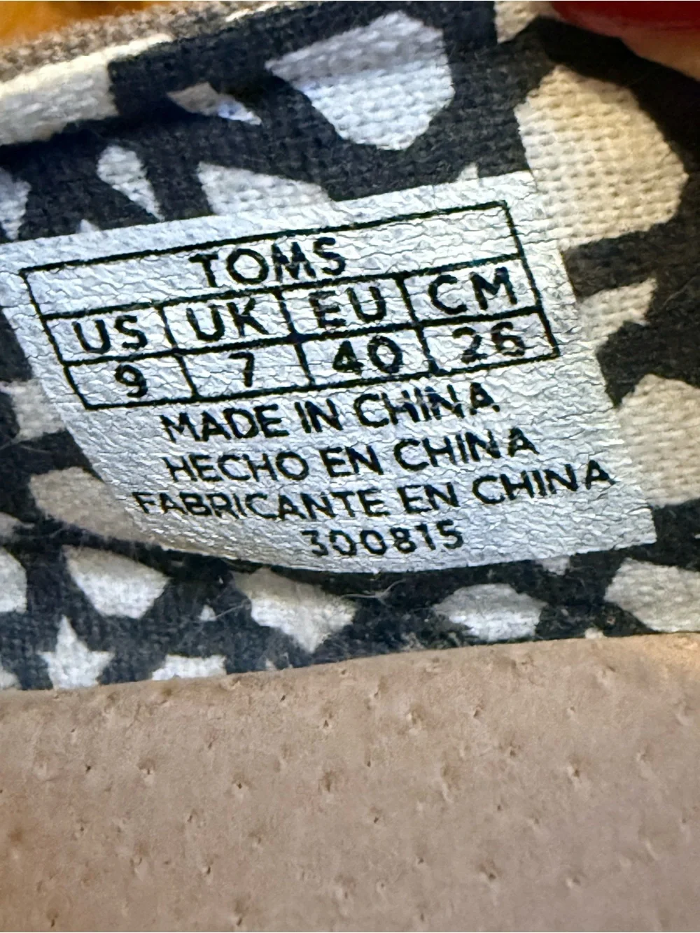 TOMS Gray Canvas Peep Toe Espadrille Wedge Heels Women’s Size 9 EU 40 Casual Com